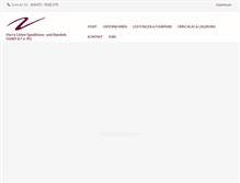 Tablet Screenshot of harrylehne.de